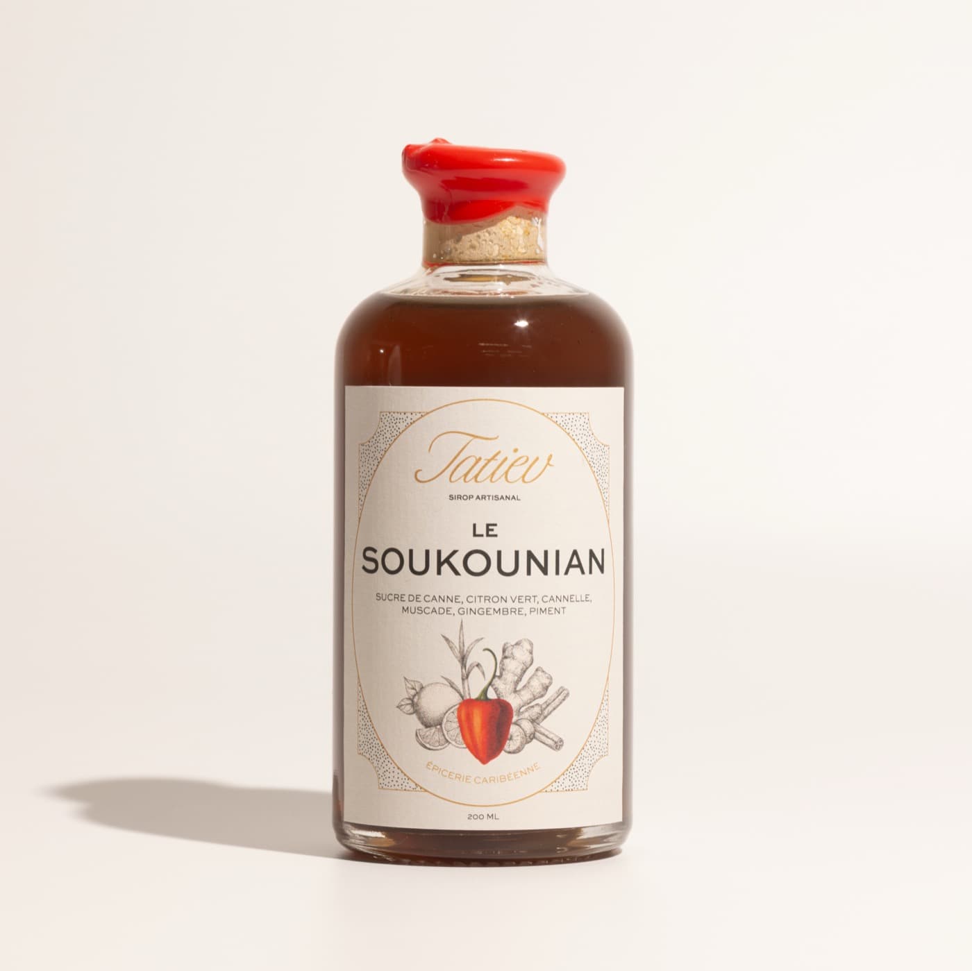 Bouteille de sirop Le Soukounian